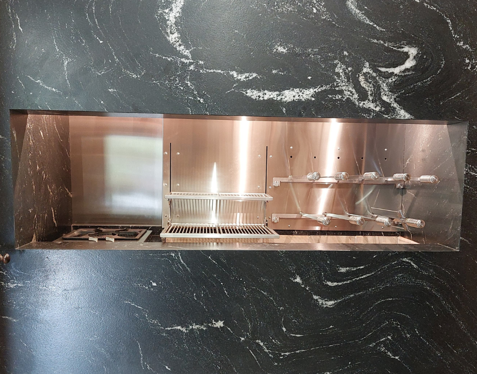 churrasqueira rotativa a carvão linha Evolution